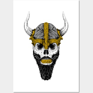 Viking Skull Posters and Art